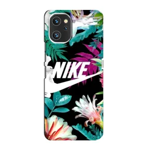 Силіконовый Чохол на Umidigi A13 з картинкою НАЙК (Квітковий Nike)