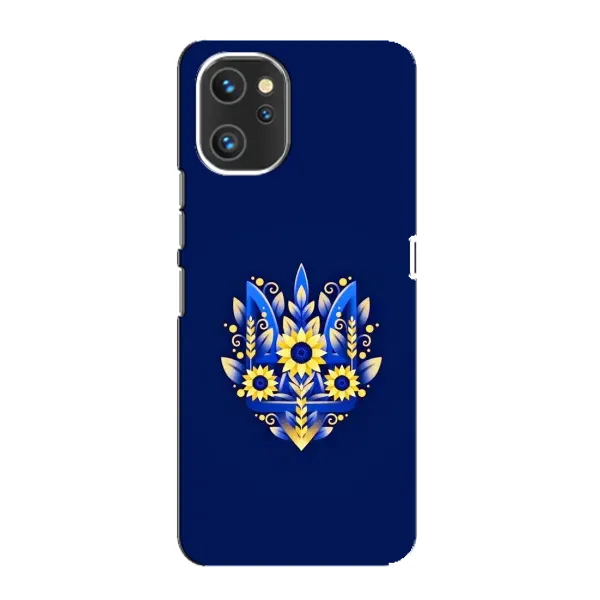 Чехол с рисунком «Цветущий Герб» для UMIDIGI A13