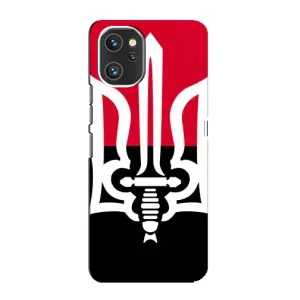 Чехлы УПА (Красно-Чёрный) на Umidigi A13 (Герб Украины)