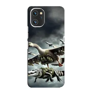 Чехол с мемами тралалело тралала для Umidigi A13 (Гусини и крокодило)