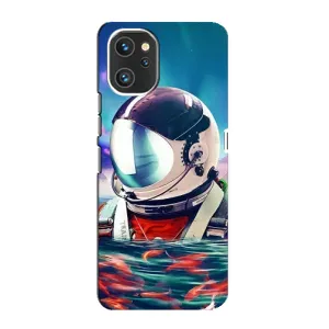Силиконовый Чехол с принтом "Космонавты" на Umidigi A13 (Космонавт в воде)