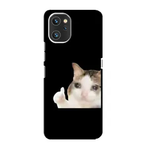 Бампер с принтом Мемы для Umidigi A13 (Кот в слезах)