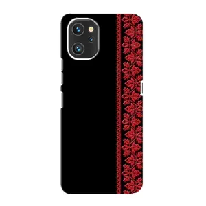 Силиконовый Чехол на Umidigi A13 (Красная Вышиванка)