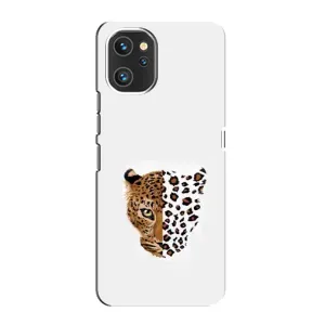 Чехол с леопардовым принтом на Umidigi A13 (Леопард на белом)