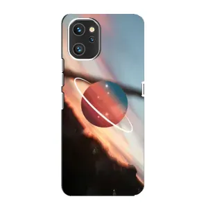 Чехол (ТПУ) с планетами на Umidigi A13 (Сатурн)