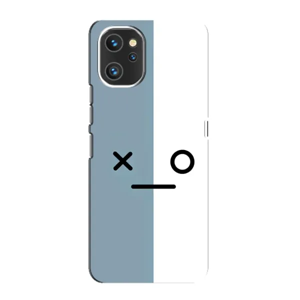 Чехол с рисунком «Серо-белый» для UMIDIGI A13