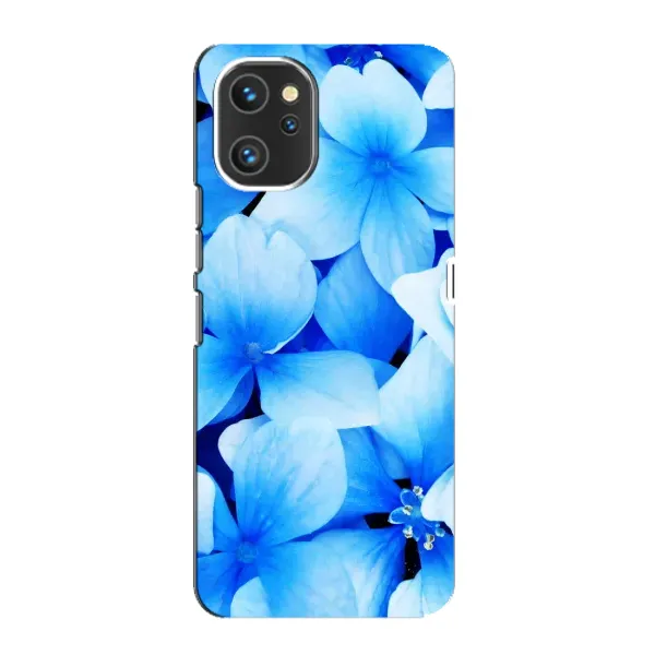 Чехол с рисунком «Синие цветы» для UMIDIGI A13 Чехол с рисунком «Синие цветы» для UMIDIGI A13