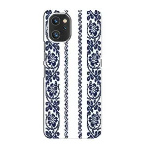 Силиконовый Чехол на Umidigi A13 с картинкой Вышиванки (Синяя вышиванка)