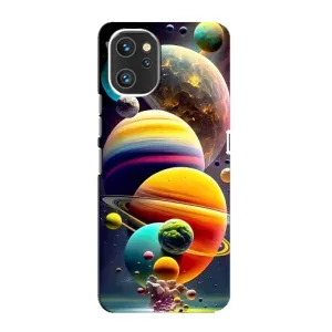 Чехол (ТПУ) с планетами на Umidigi A13 (Солнечна система)