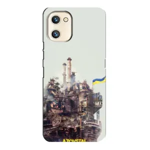 Чехлы на военную тематику для Umidigi A13s (Азовсталь)