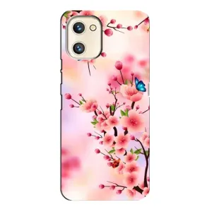 Чохол з картинкою Сакури на Umidigi A13s (Метелики на сакурі)