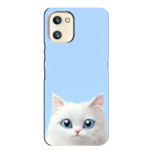 Чохол на тематику: Коти для UMIDIGI A13s (Білий кіт)