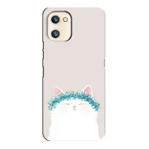 Чохол на тематику: Коти для UMIDIGI A13s (Білий котик)
