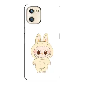 Чохол з принтом Лабубу для Umidigi A13s (Бежевий Лабубу)