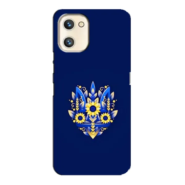 Чехол с рисунком «Цветущий Герб» для UMIDIGI A13s