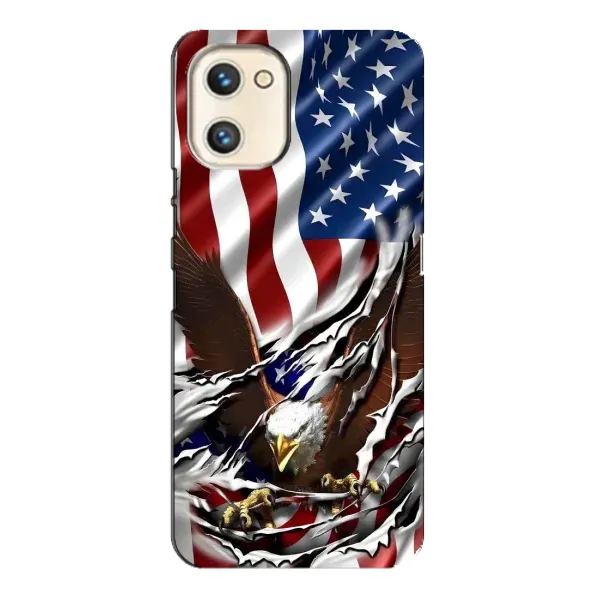 Чехол с рисунком «Флаг USA» для UMIDIGI A13s Чехол с рисунком «Флаг USA» для UMIDIGI A13s