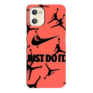 Силиконовый Чехол Nike Air Jordan на Юмидиджи A13с (Just Do It)