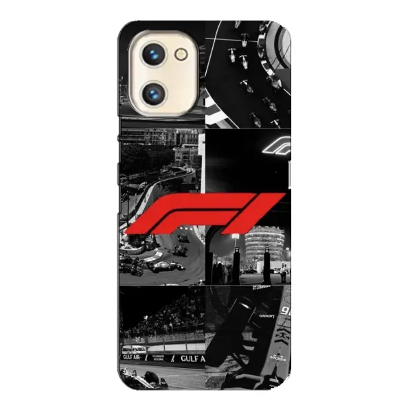 Чехол с рисунком «Коллаж Формула 1» для UMIDIGI A13s Чехол с рисунком «Коллаж Формула 1» для UMIDIGI A13s