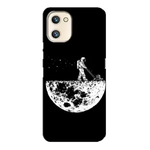 Силиконовый Чехол с принтом "Космонавты" на Umidigi A13s (Космонавт)