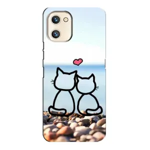 Силіконові Чохли Коханій людині для Umidigi A13s (Котейки)