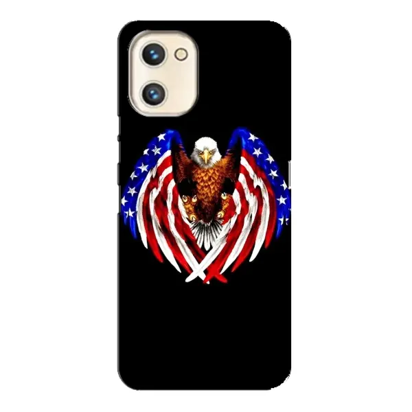 Чехол с рисунком «Крылья США» для UMIDIGI A13s Чехол с рисунком «Крылья США» для UMIDIGI A13s