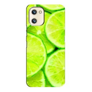 Чохол з зображенням смачної їжі для Umidigi A13s (Лайм)
