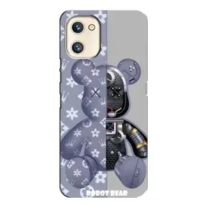 Силиконовый чехол для Umidigi A13s (Медведь Louis Vuitton)