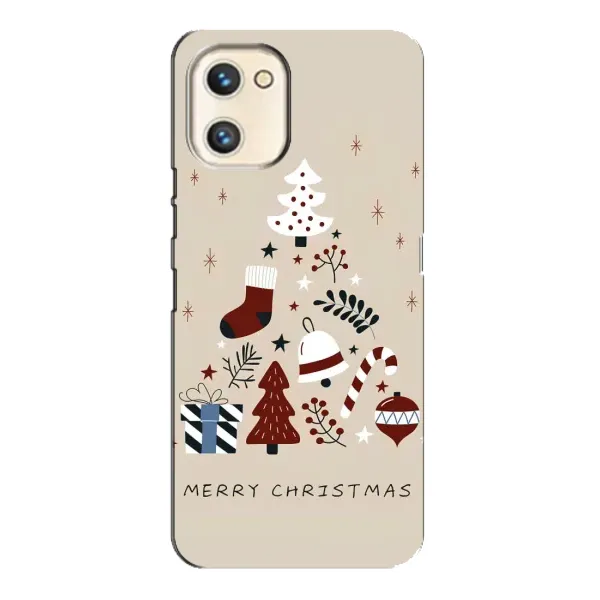 Чехол с рисунком «Merry Christmas» для UMIDIGI A13s Чехол с рисунком «Merry Christmas» для UMIDIGI A13s
