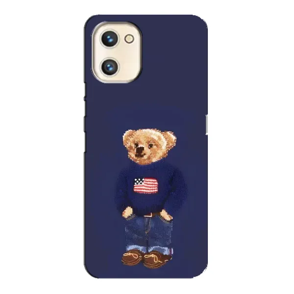 Чехол с рисунком «Мишка USA» для UMIDIGI A13s Чехол с рисунком «Мишка USA» для UMIDIGI A13s