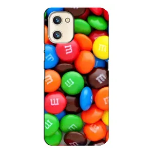 Чохол з зображенням смачної їжі для Umidigi A13s (Різнокольорові M&M'S)
