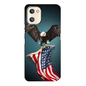 Чохол Прапор USA для Umidigi A13s (Орел і прапор)