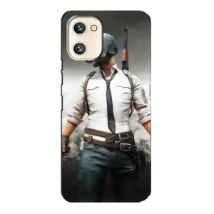 Силиконовый чехол с картинкой "Герой Pubg" на Umidigi A13s (Пабг)
