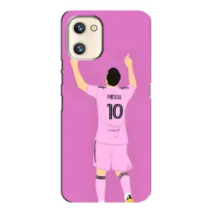 Чехлы Лео Месси в Майами на Umidigi A13s (Празднование Месси)