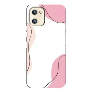 Чохол квітковий дизайн для Umidigi A13s (Рожевий фон)