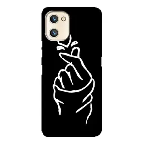 Чохол (Знак сердечка) для Umidigi A13s (Сердечко на чорному)