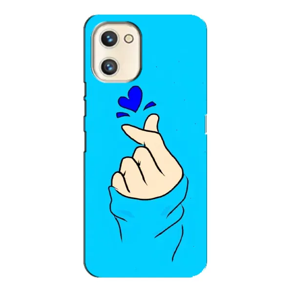 Чехол с рисунком «Сердце на синем» для UMIDIGI A13s Чехол с рисунком «Сердце на синем» для UMIDIGI A13s