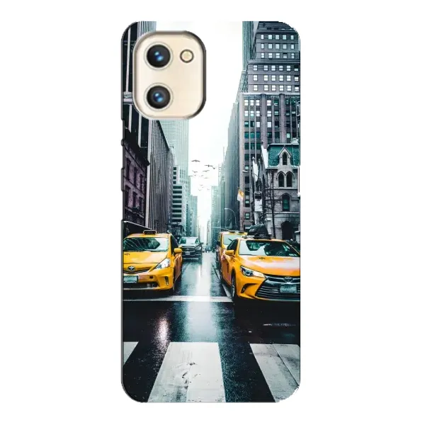Чехол с рисунком «Такси» для UMIDIGI A13s Чехол с рисунком «Такси» для UMIDIGI A13s