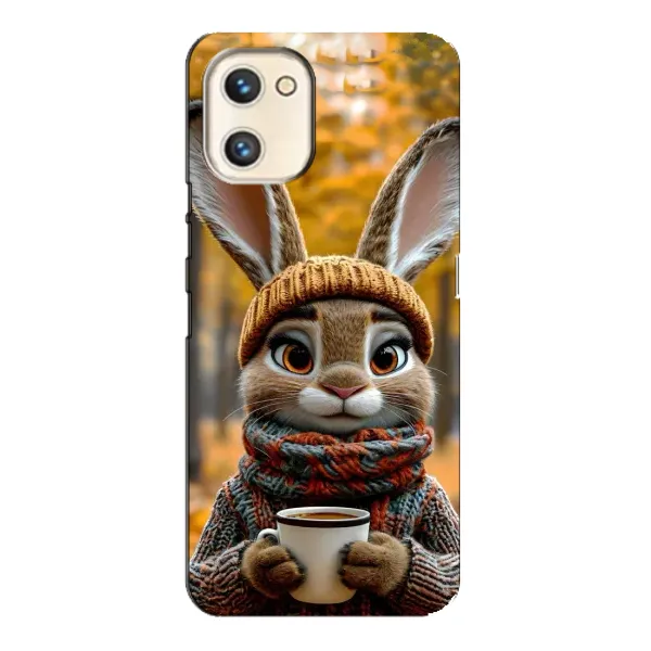 Чехол с рисунком «Зайчик с кофе» для UMIDIGI A13s Чехол с рисунком «Зайчик с кофе» для UMIDIGI A13s