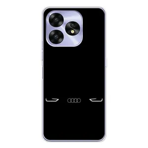 Силіконовий бампер з картинкою машини на UMIDIGI A15 (Сілует Audi)
