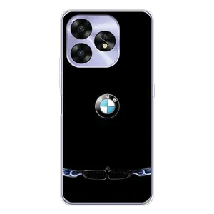 Силіконовий бампер з картинкою машини на UMIDIGI A15 (Чорний BMW)
