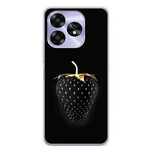 Чохол з зображенням смачної їжі для UMIDIGI A15 (Чорна полуниця)
