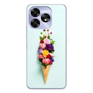 Чехлы с тематикой "ЦВЕТЫ" на UMIDIGI A15 (Цветок-мороженное)