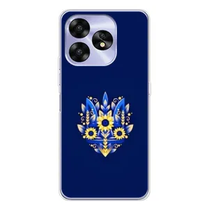 Чехол Укр Символика для UMIDIGI A15 (Цветущий Герб)