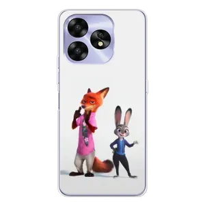 Силиконовый чехол с принтом Зоотрополіс для UMIDIGI A15 (Джуди и Ник)