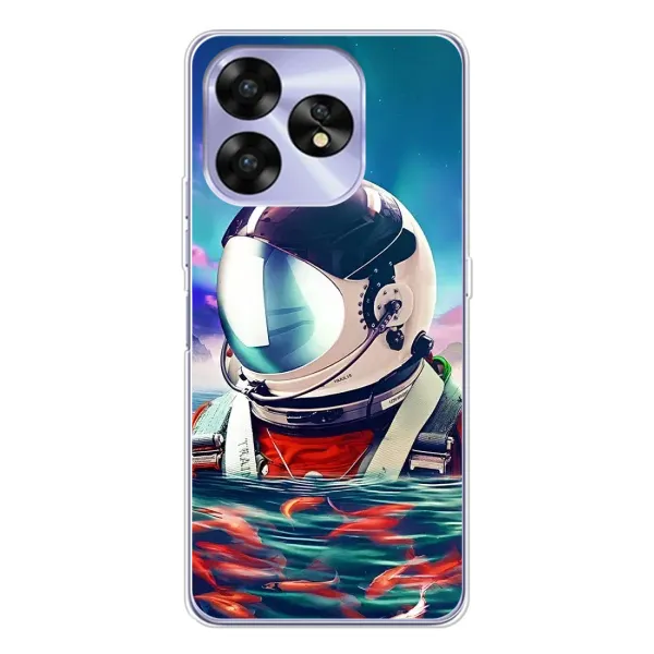 Чехол с рисунком «Космонавт в воде» для UMIDIGI A15 Чехол с рисунком «Космонавт в воде» для UMIDIGI A15
