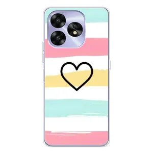 Чехлы с тематикой "Маленькие Сердечки" на UMIDIGI A15 (Красивое сердечко)