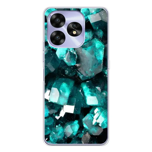 Чехол с рисунком «Кристалы» для UMIDIGI A15 Чехол с рисунком «Кристалы» для UMIDIGI A15
