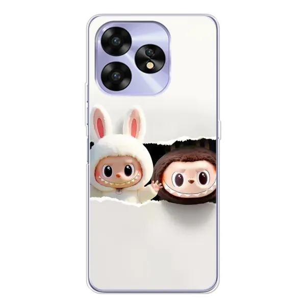 Чехол с рисунком «Фигурки Labubu» для UMIDIGI A15 Чехол с рисунком «Фигурки Labubu» для UMIDIGI A15