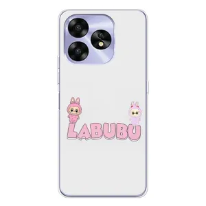 Чехол с принтом Лабубу для UMIDIGI A15 (Логотип Лабубу)
