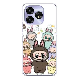 Чехол с принтом Лабубу для UMIDIGI A15 (Маленькие Лабубу)